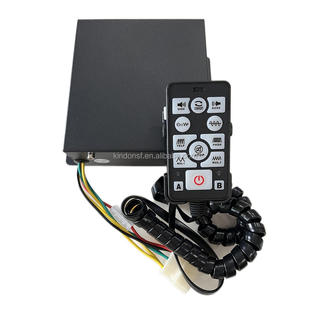 Wired Controlled Electronic Car Ambulance Warning Siren 100W 200W Alarm System SA9200E